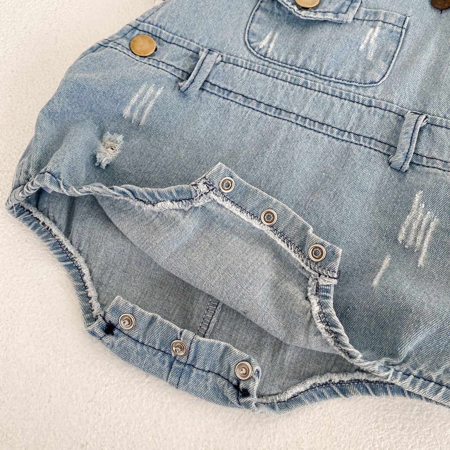 PREORDER COLBIE INNER & DENIM ROMPER INFANT BOYS