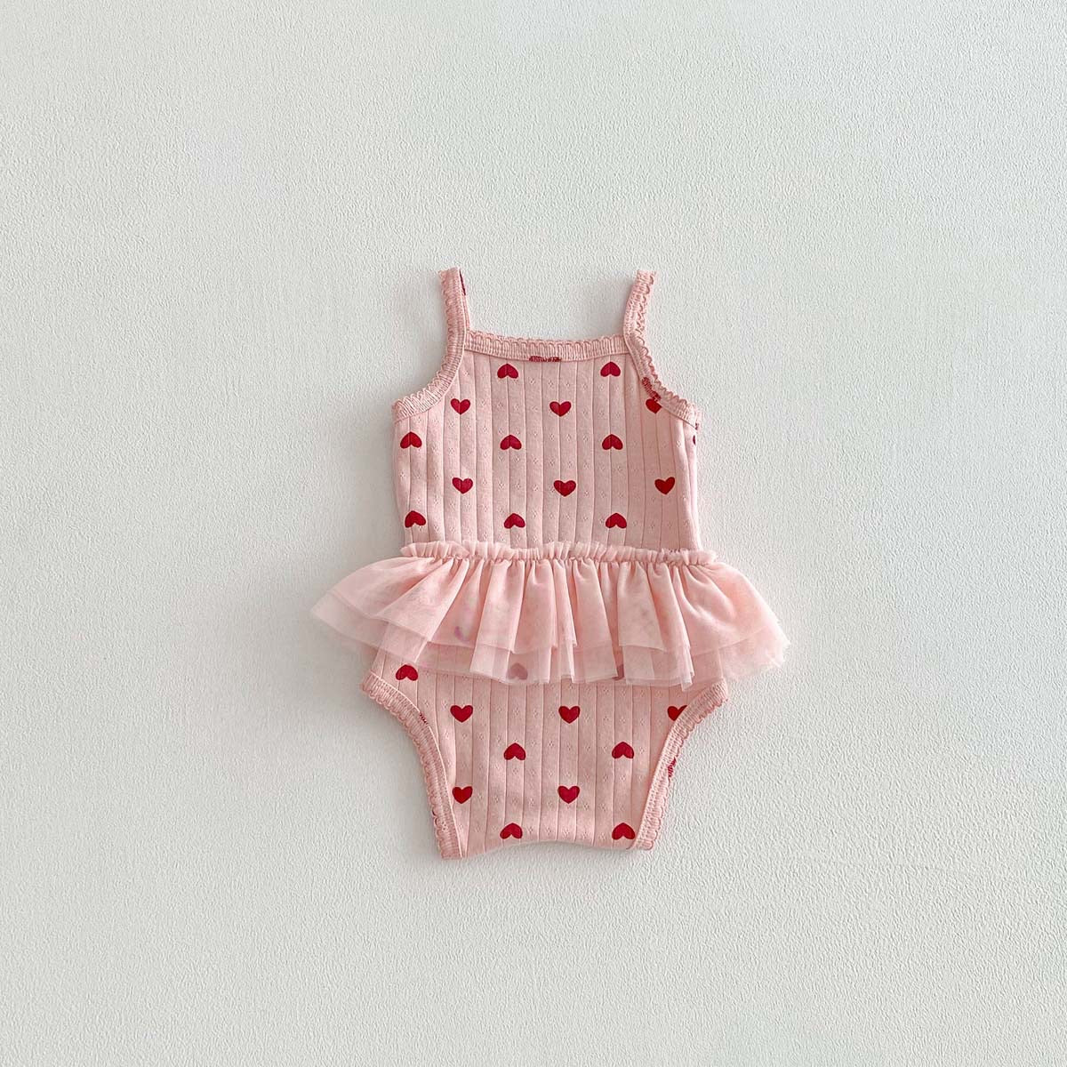 Mother’s Day Sale Micha Pointelle Singlet Onesie Pink