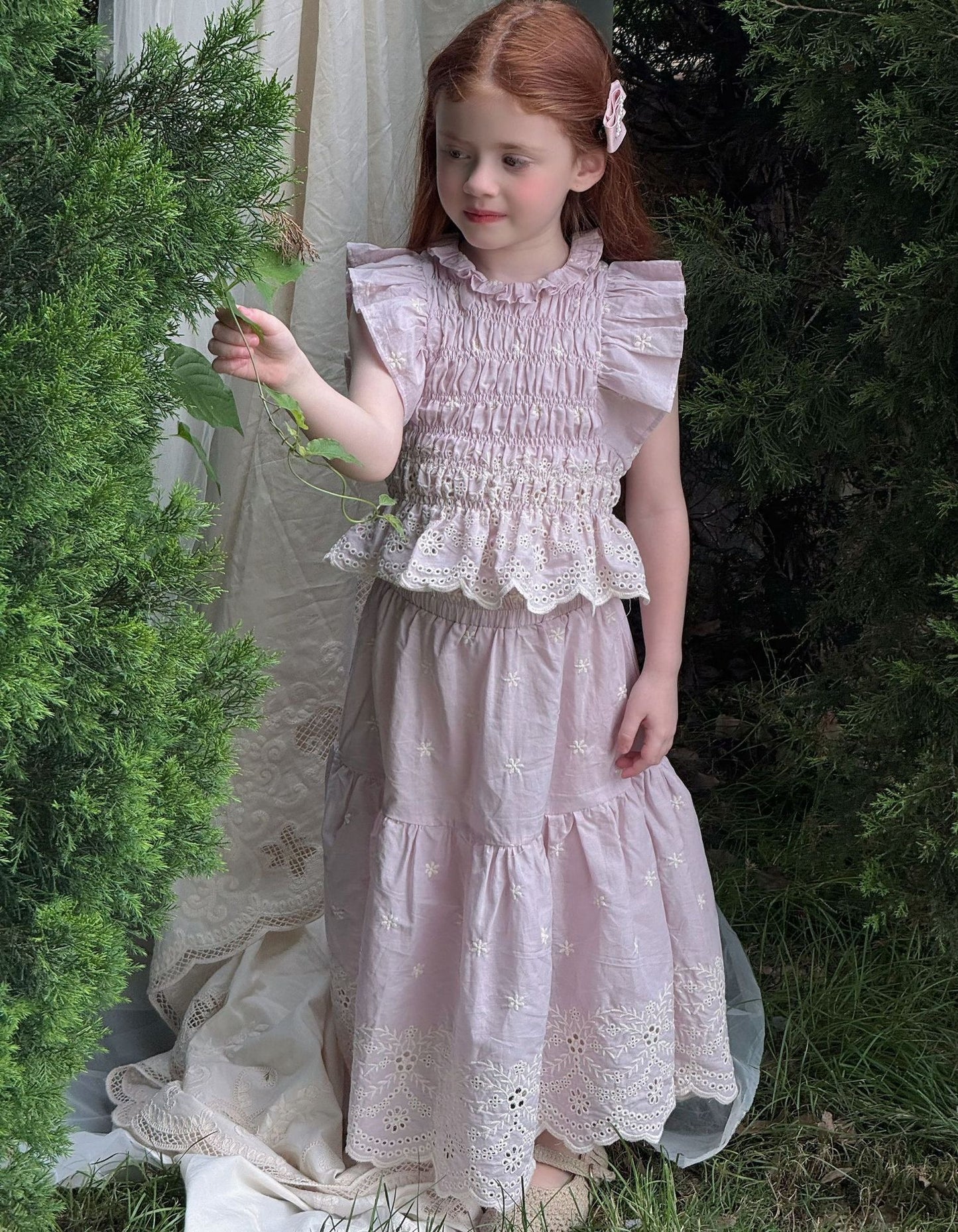 PREORDER Darla Smocking Top & Skirt Sweetiekins Collection