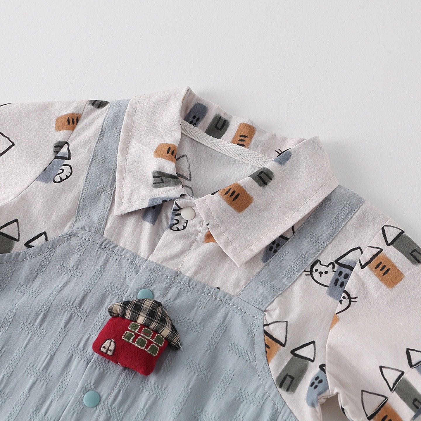 Preorder Infant Boys Abraham Shortalls