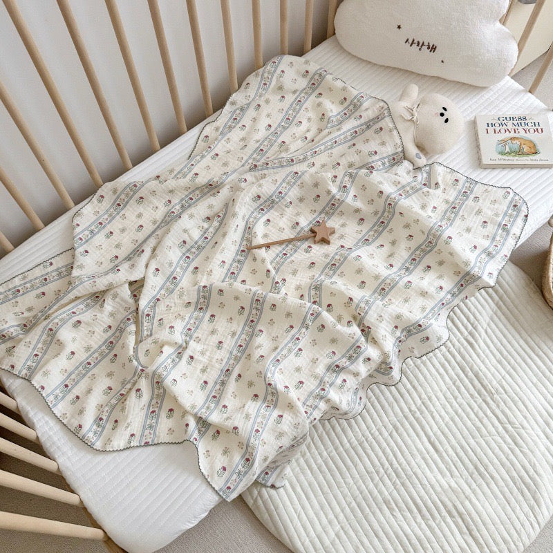 NURSERY Lulamae Chiffon Blanket For Baby to Toddler