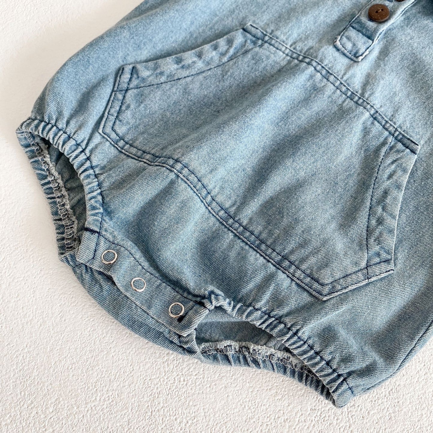 PREORDER MARCUS DENIM ROMPER INFANT BOYS