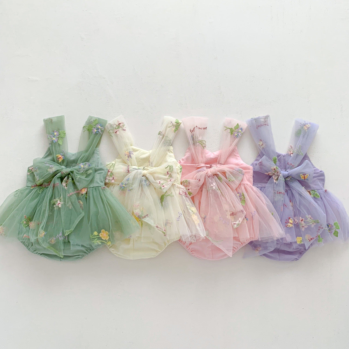 PREORDER Parfait Bowtie Tulle Romper Celebrations