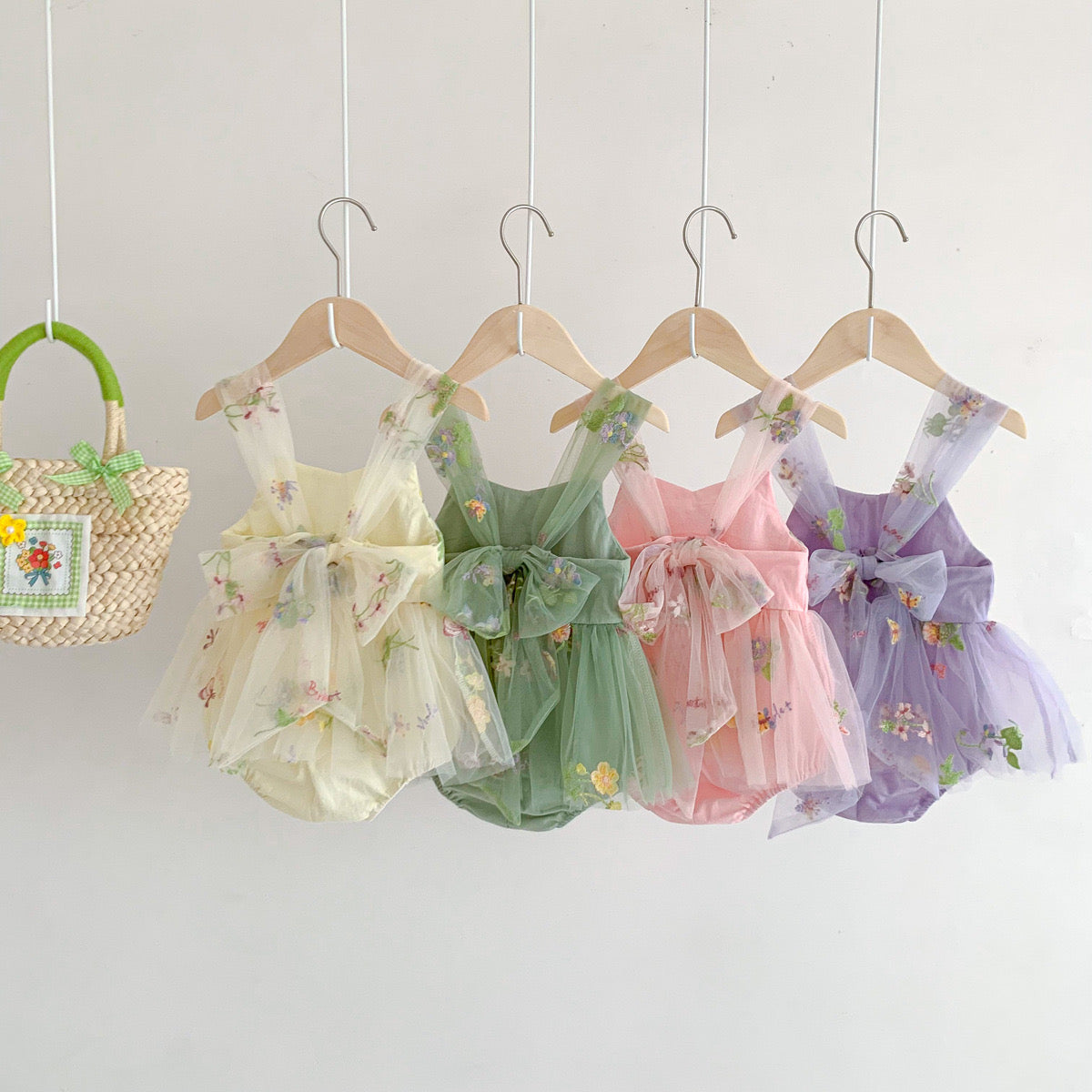 PREORDER Parfait Bowtie Tulle Romper Celebrations