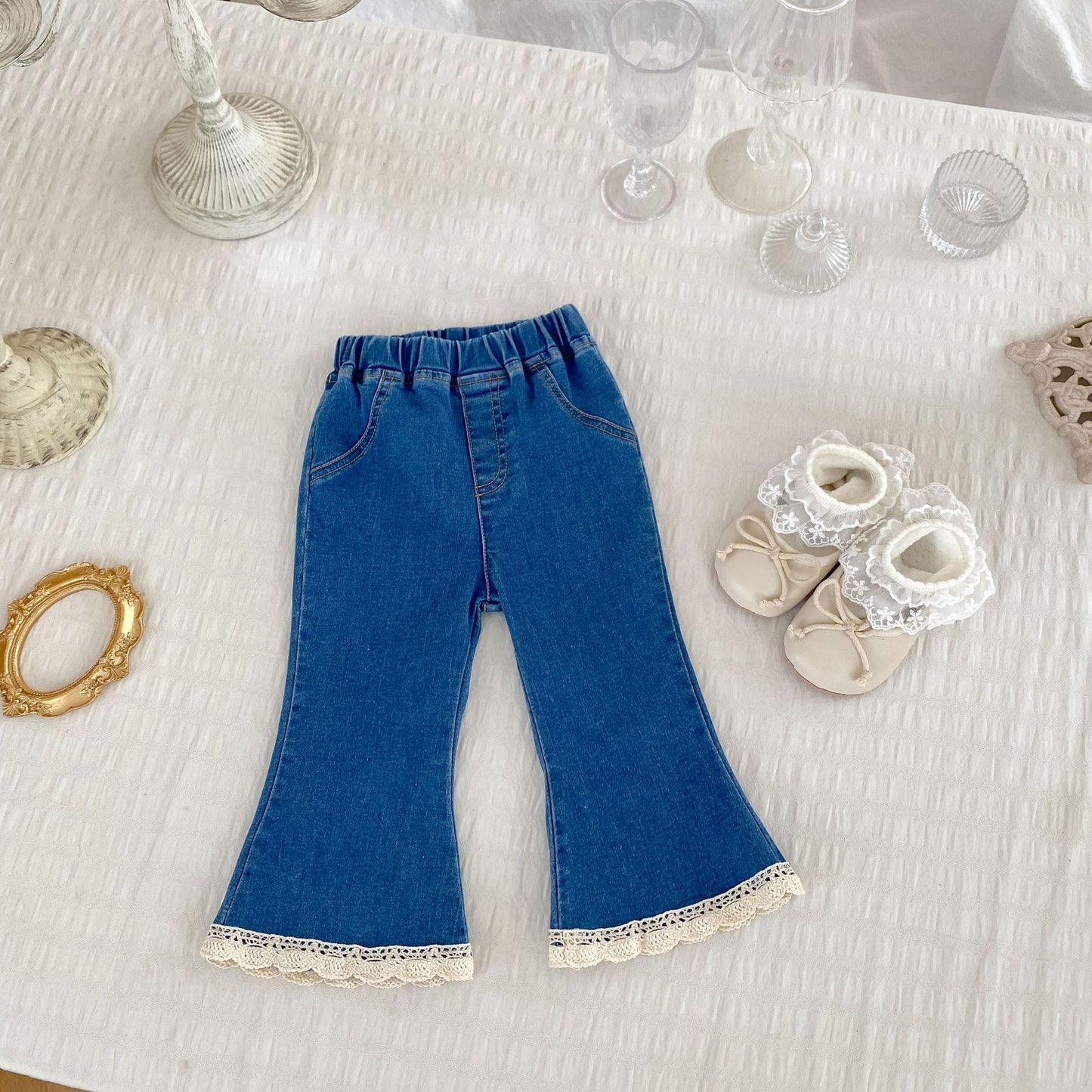 PREORDER Selma Flared Denim Pants