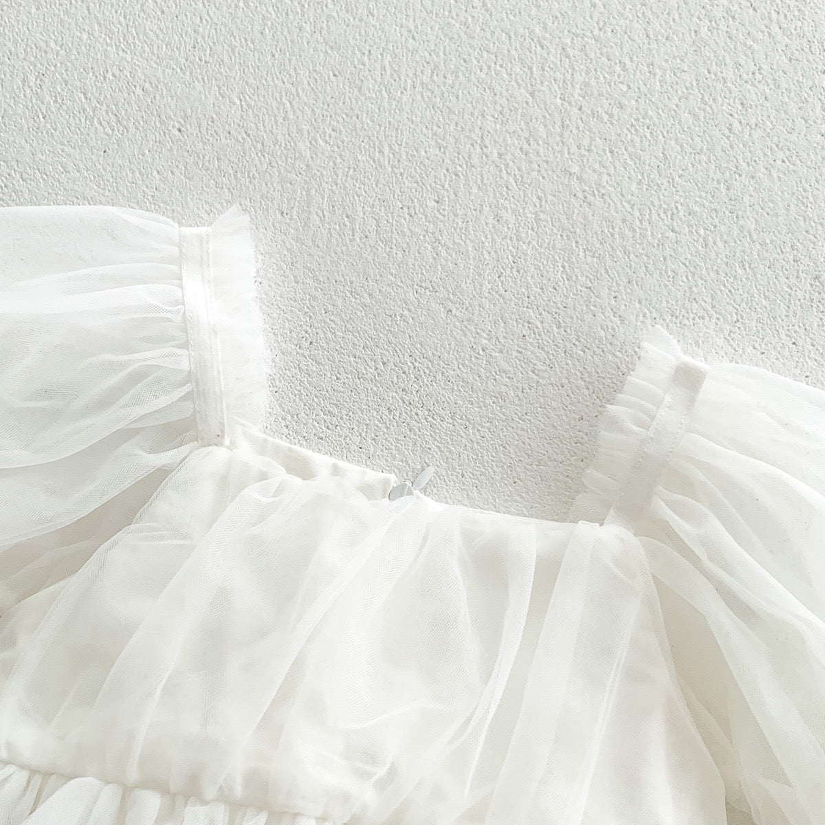 CHRISTENING Bernice Puffy Romper