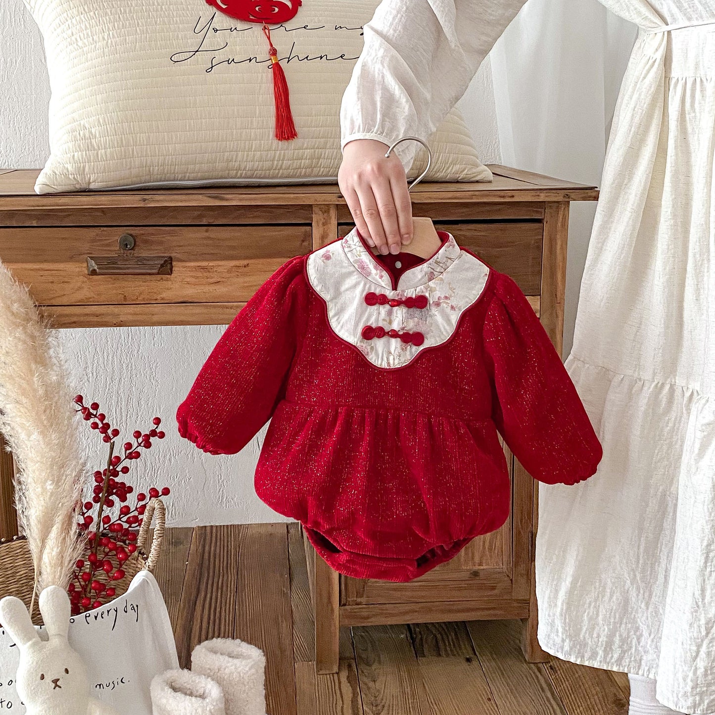 CHRISTMAS OOTD FOR PREORDER Chanelle Romper