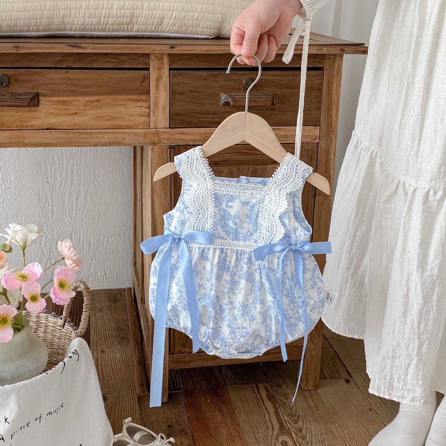 On Hand Lola Bow Romper