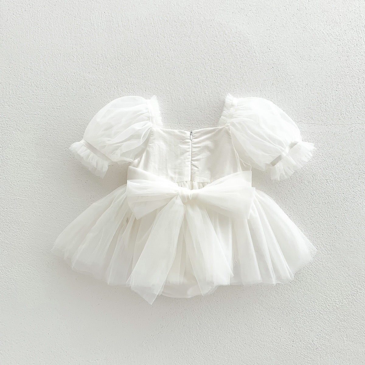 CHRISTENING Bernice Puffy Romper