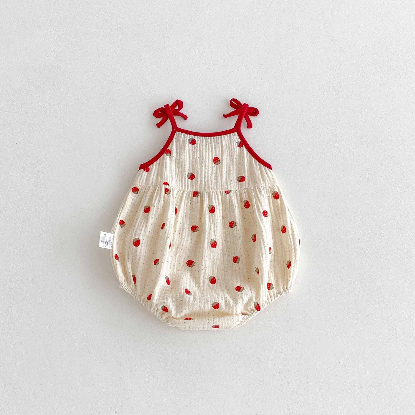 Salma Strawberry Romper