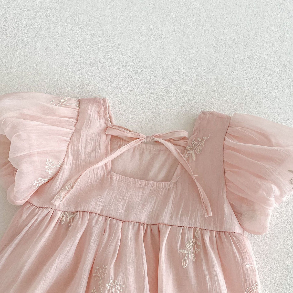 On Hand Sue Puffy Romper in 6-12 months