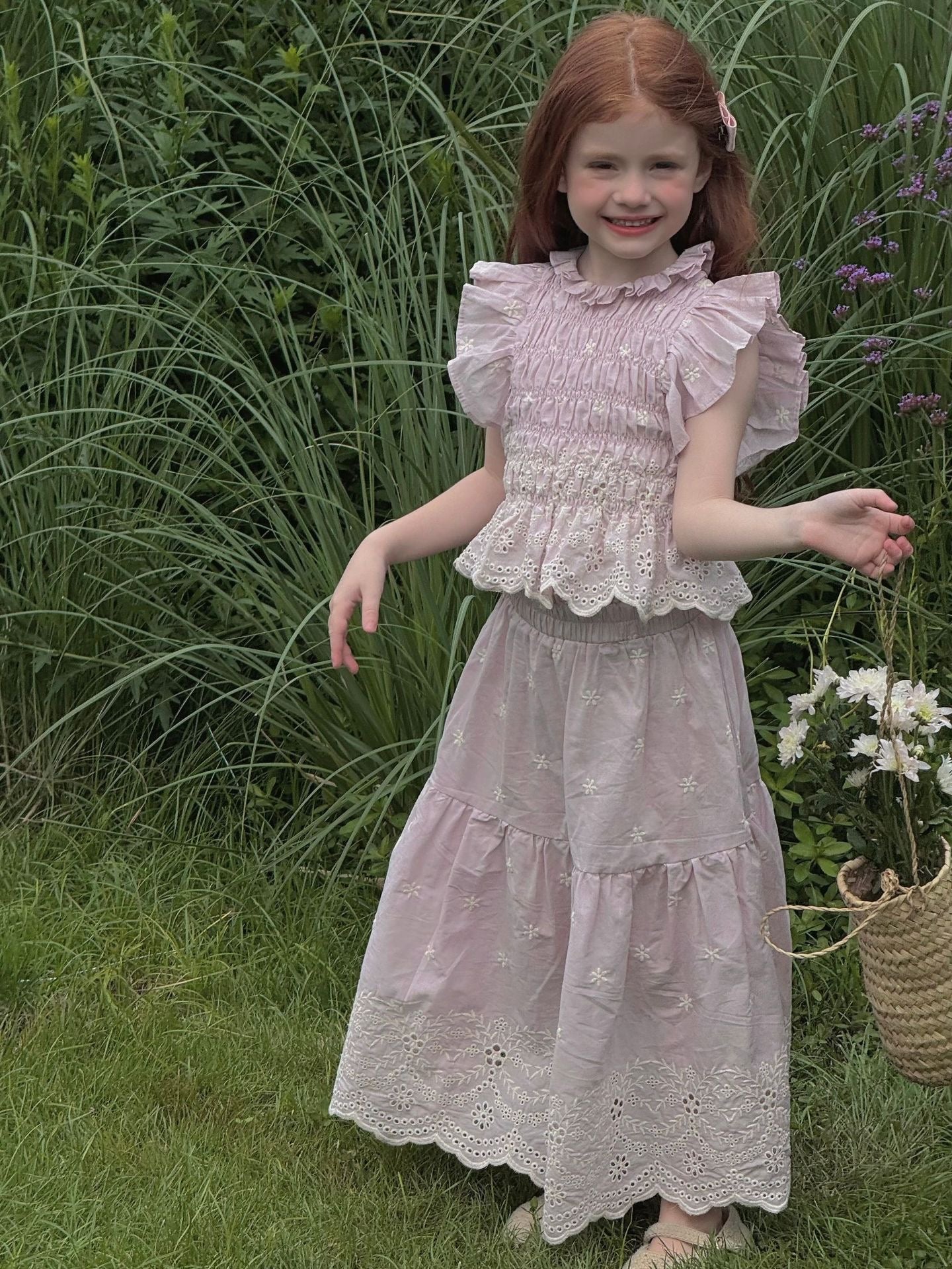 PREORDER Darla Smocking Top & Skirt Sweetiekins Collection