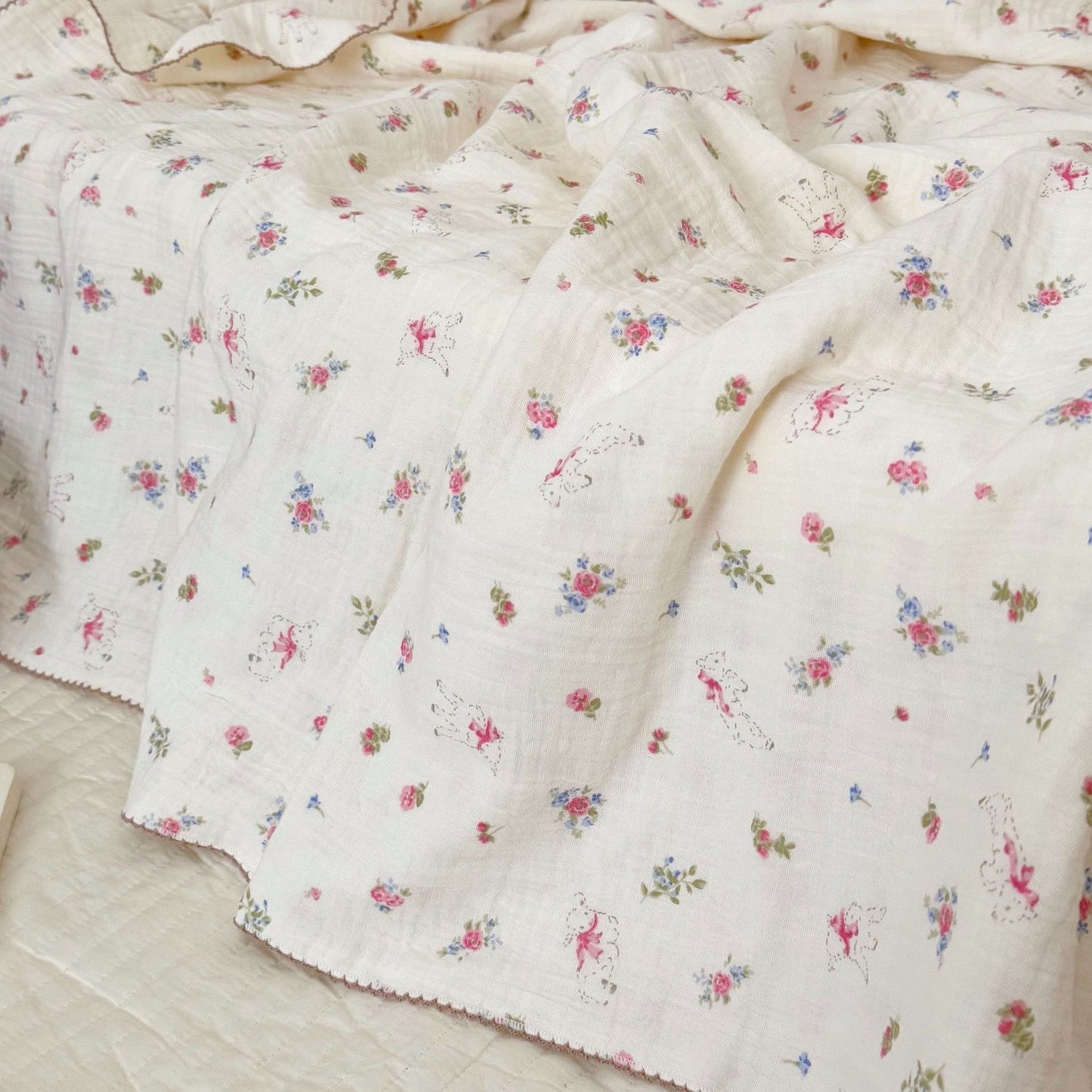 NURSERY Joyful Blooms Collection Blanket