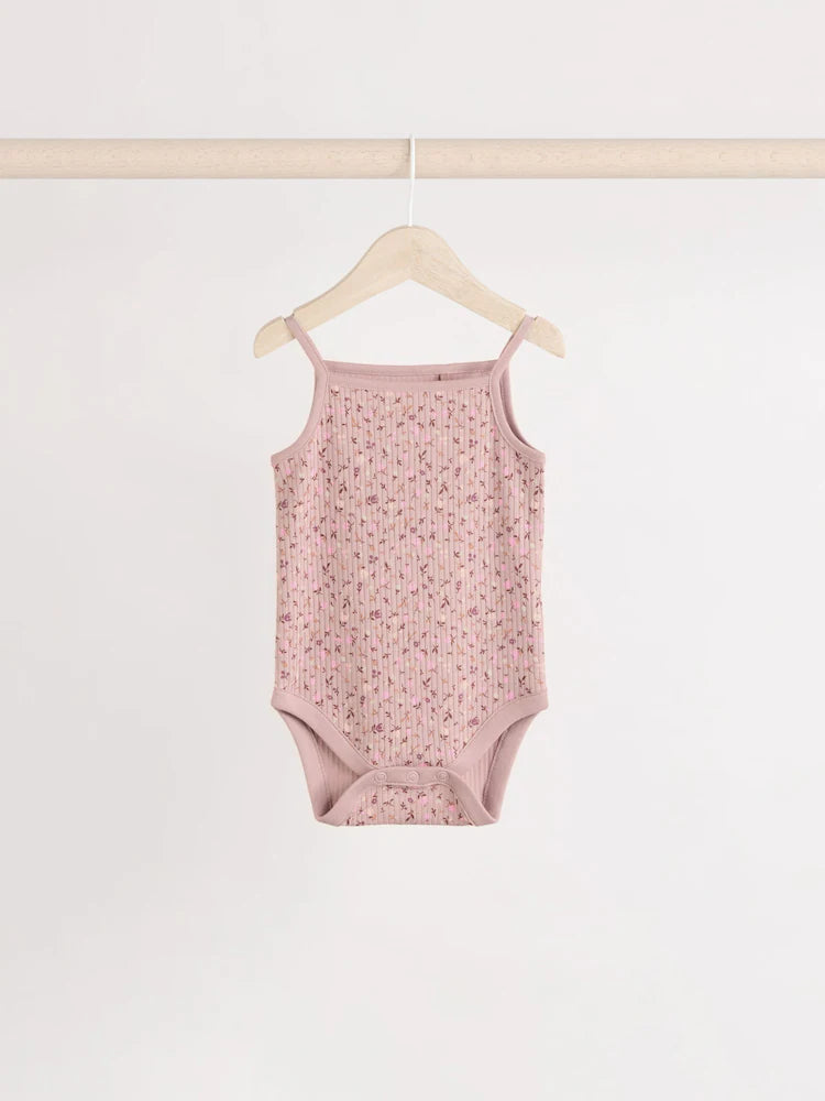 NEXT Caramel Ditsy Strappy Vest