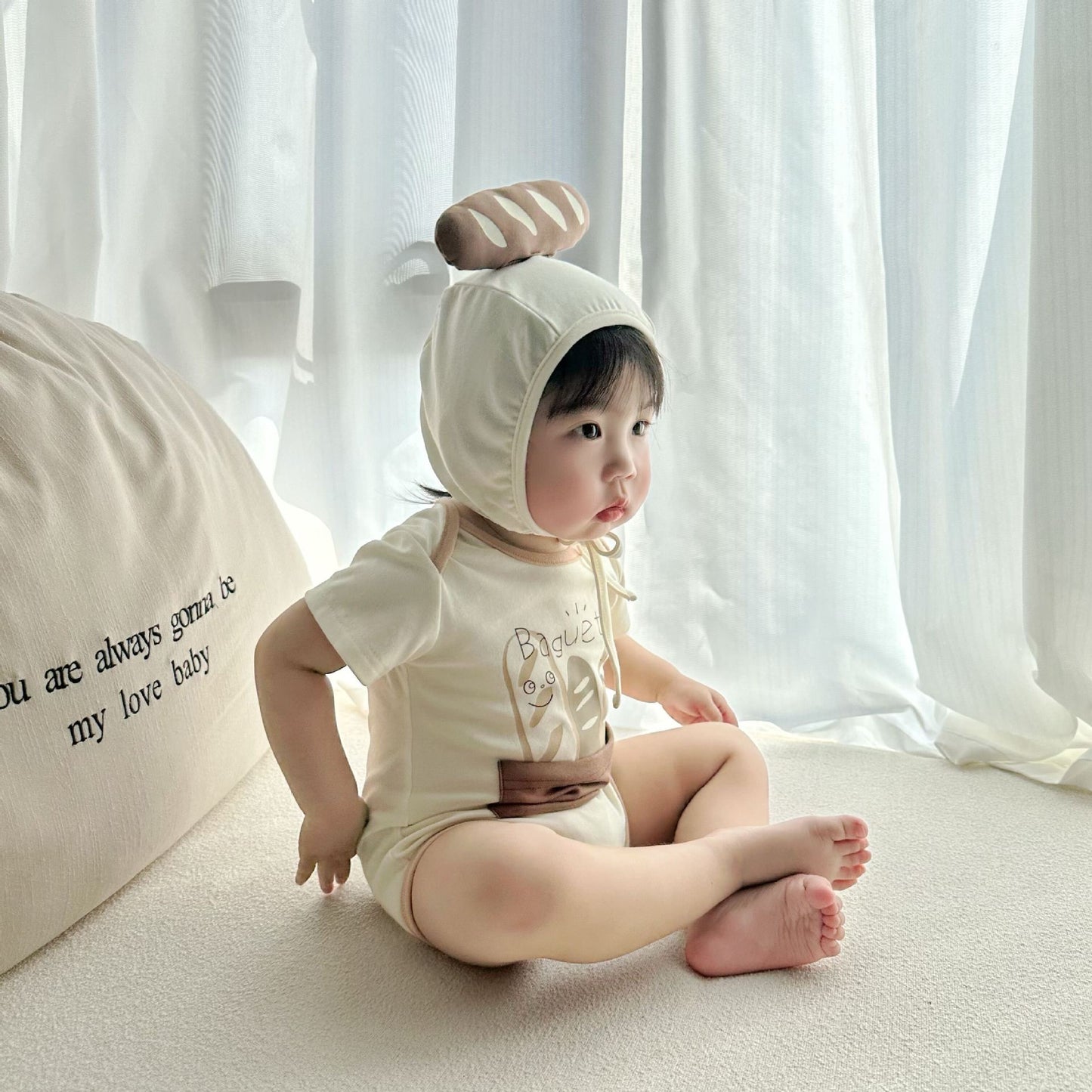 Preorder Halloween Baby Baguette Romper & Hat