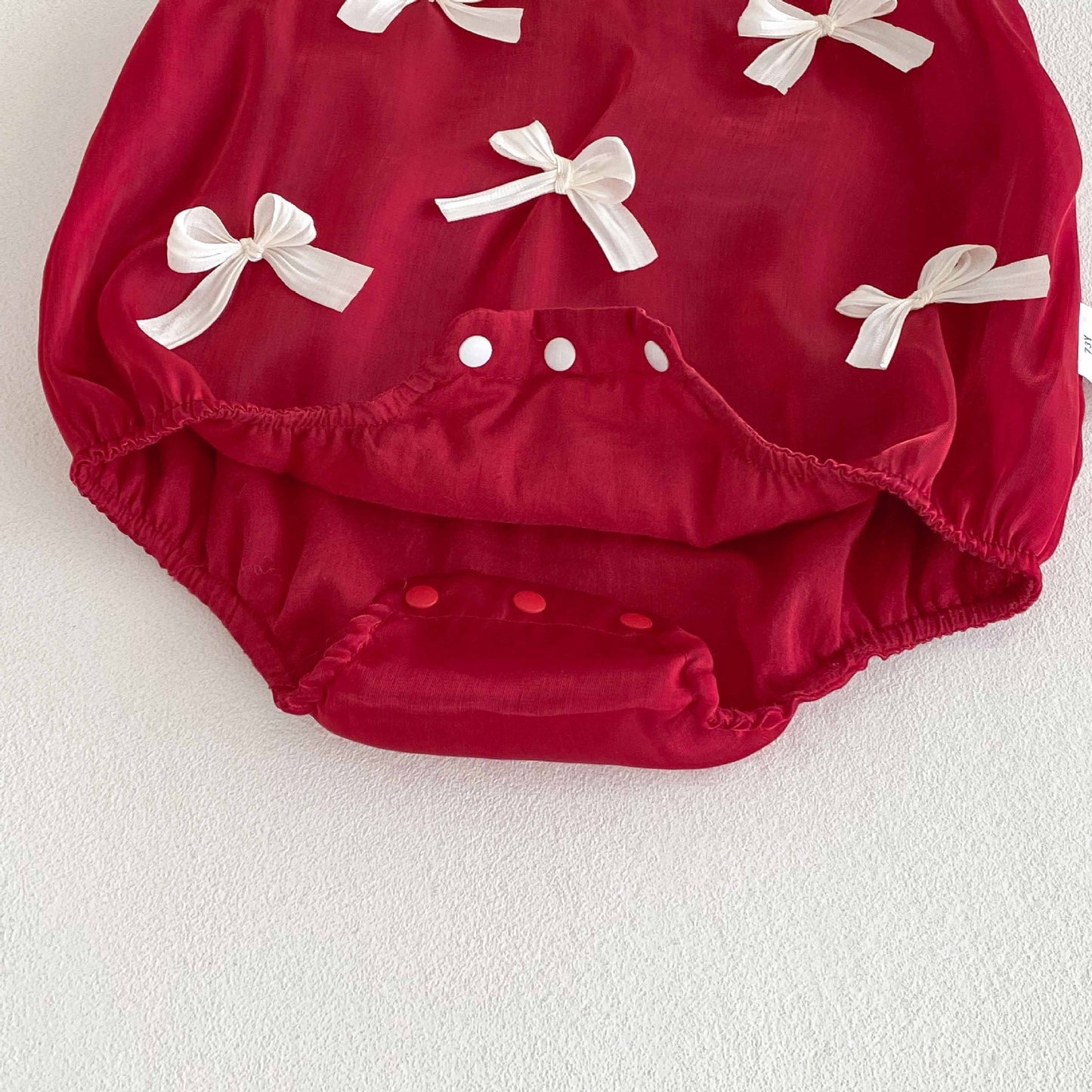 CHRISTMAS OOTD FOR PREORDER Shelly Bow Romper