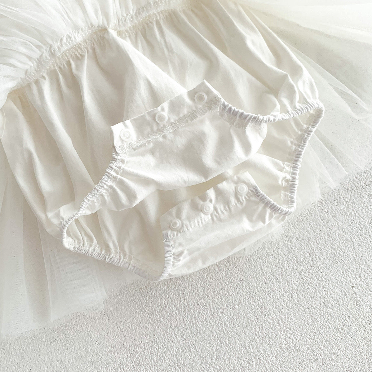 CHRISTENING Bernice Puffy Romper