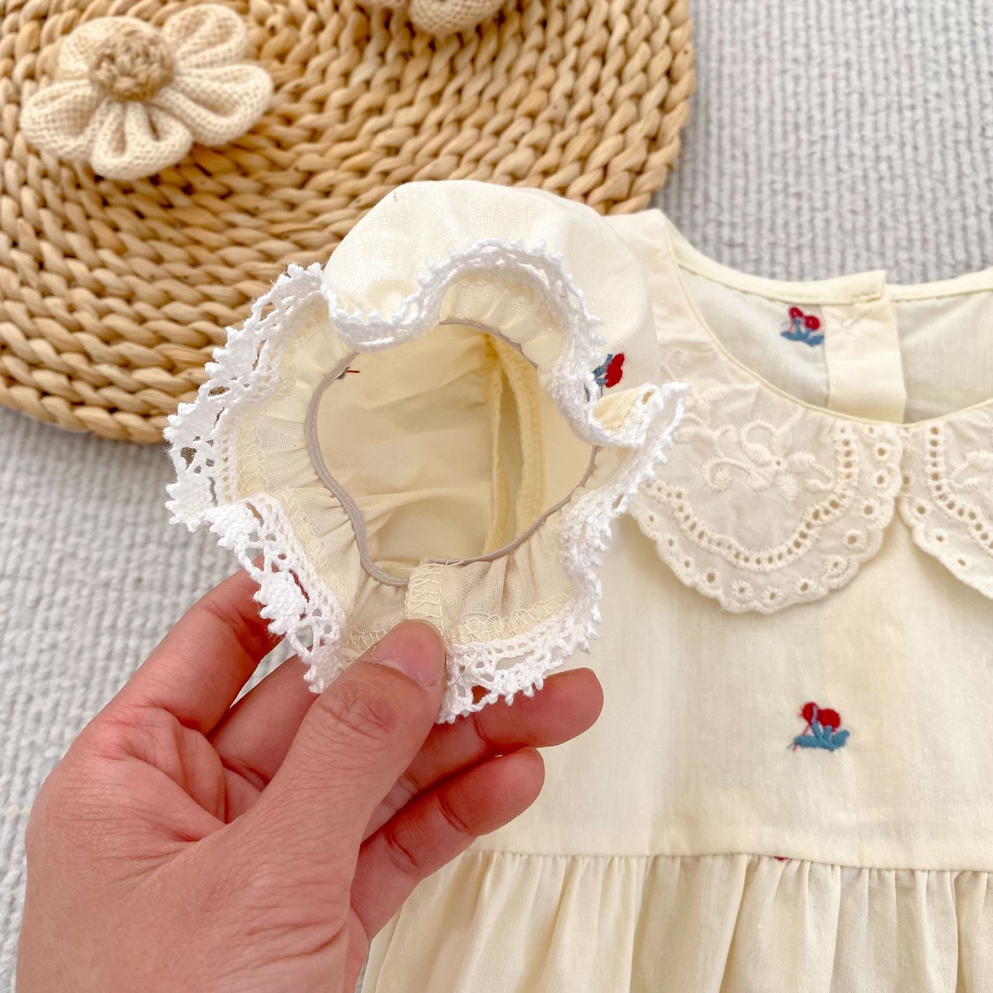 On Hand Cherry Romper