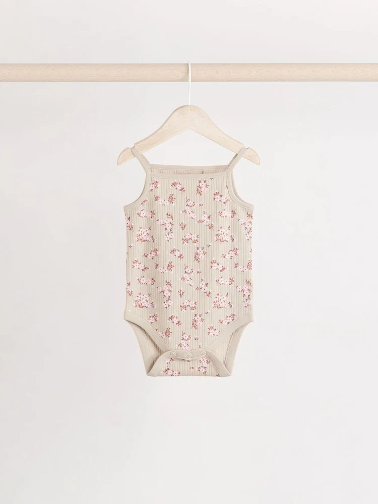 NEXT Caramel Ditsy Strappy Vest