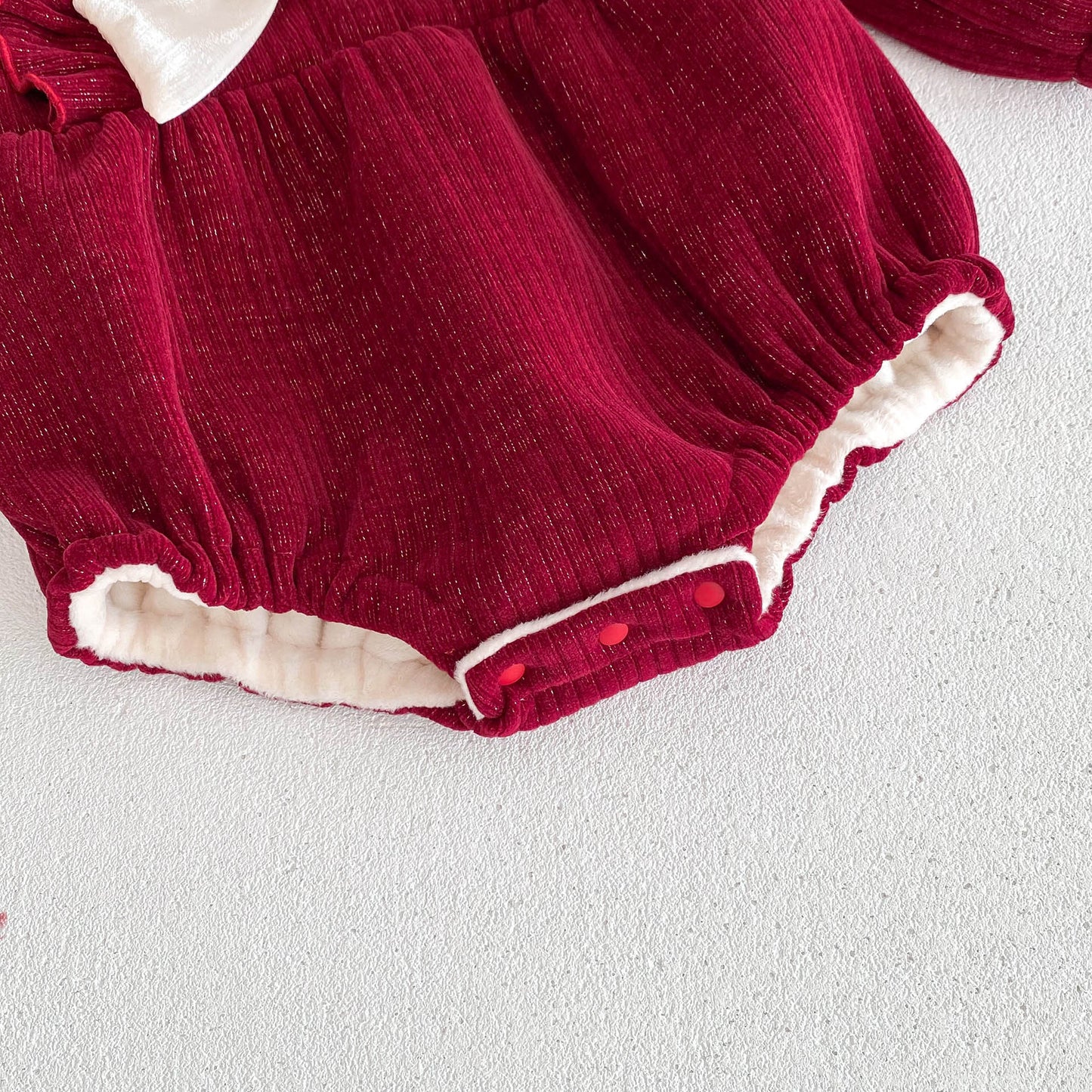 CHRISTMAS OOTD FOR PREORDER Bonne Fleece Romper