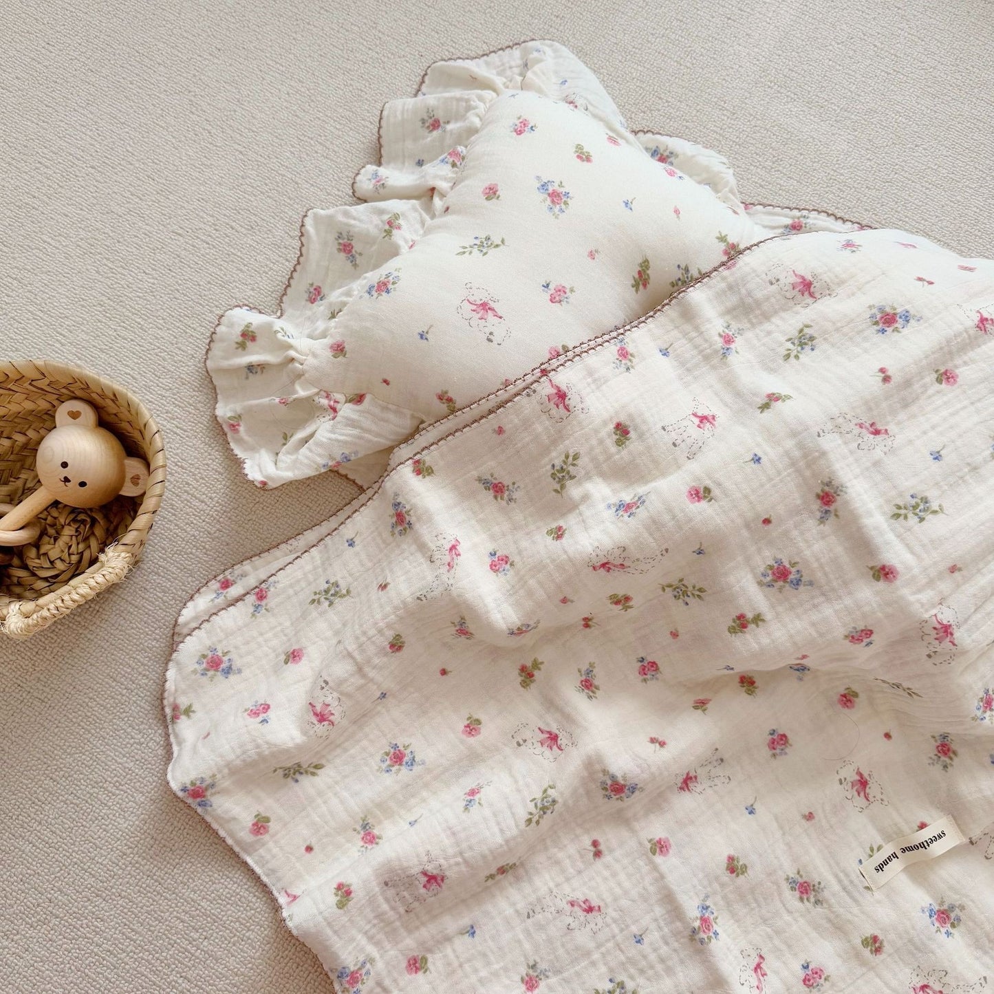 NURSERY Joyful Blooms Collection Blanket