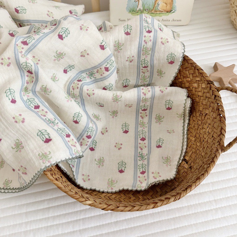 NURSERY Lulamae Chiffon Blanket For Baby to Toddler