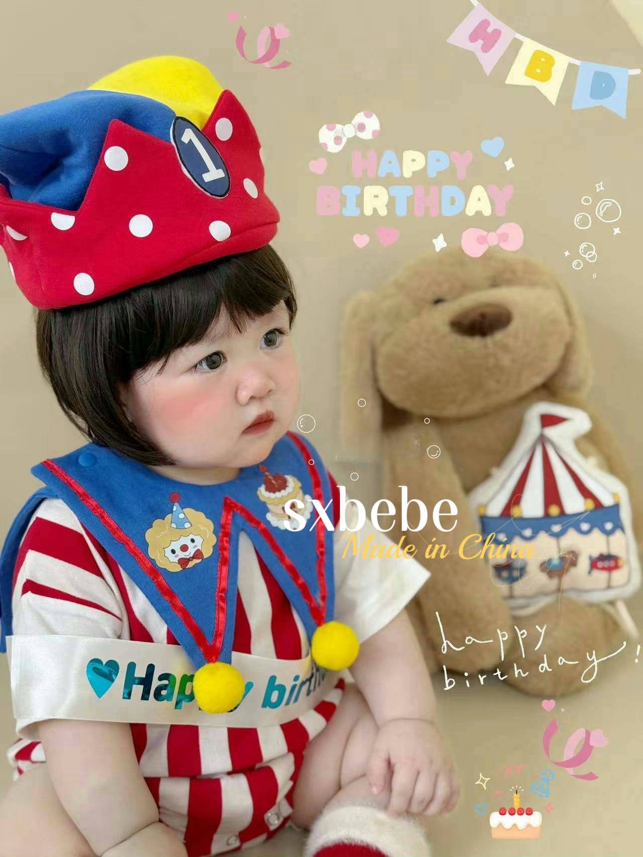 Preorder Baby Costume Circus Theme Birthday