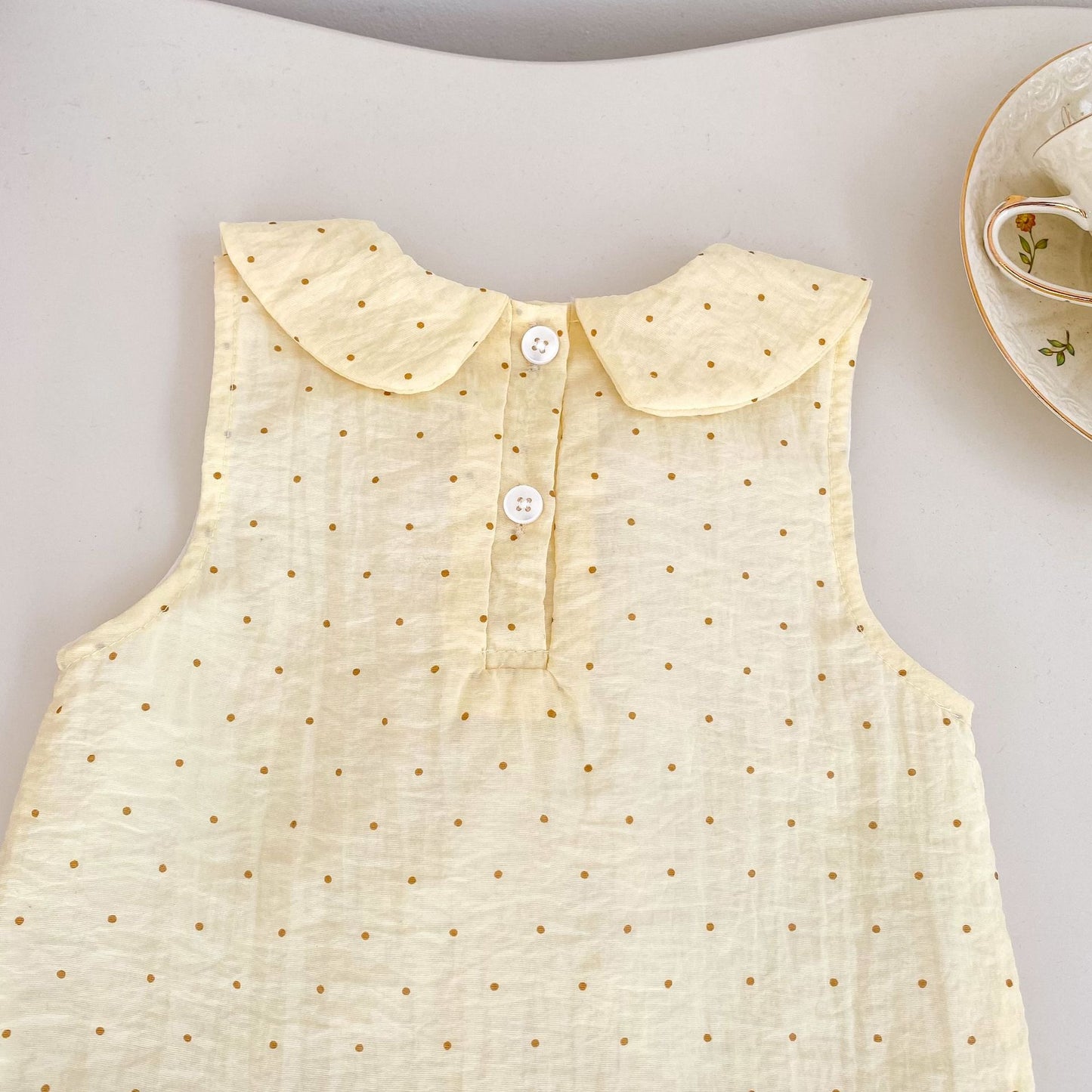 Preorder Infant Girls Callie Polkadot Romper