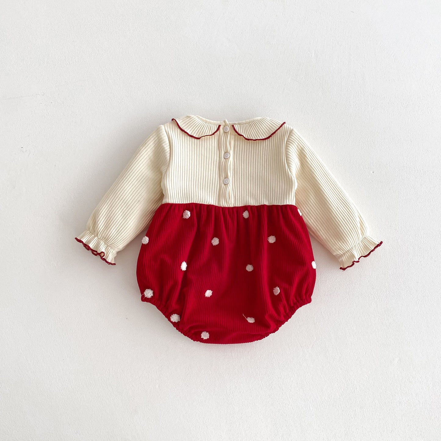 CHRISTMAS OOTD FOR PREORDER Vivienne Fleece Romper