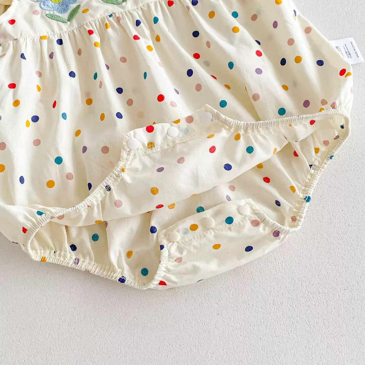 On Hand Tabitha Polkadot Romper
