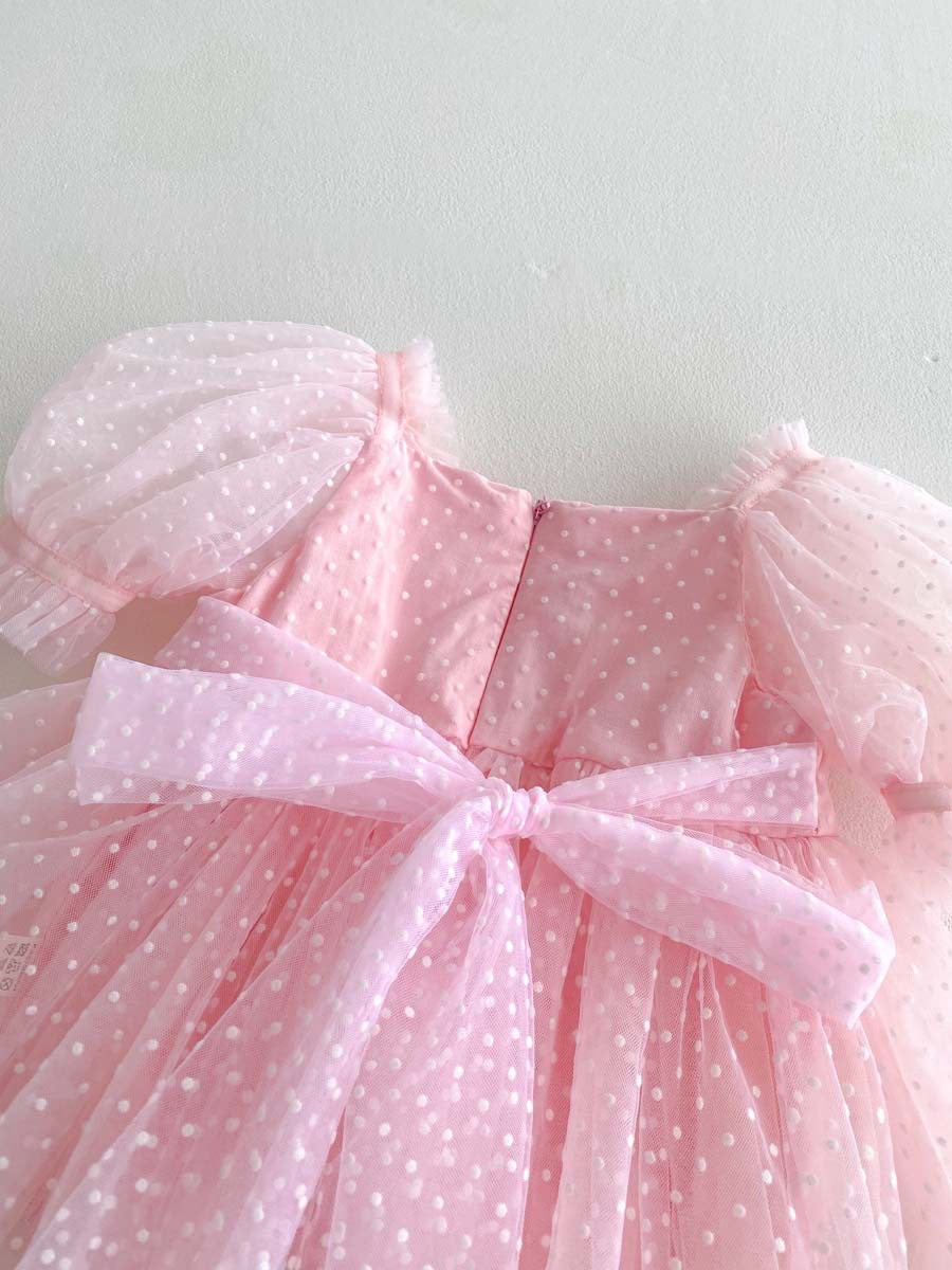 PREORDER Florence Polka Puffy Romper Celebrations
