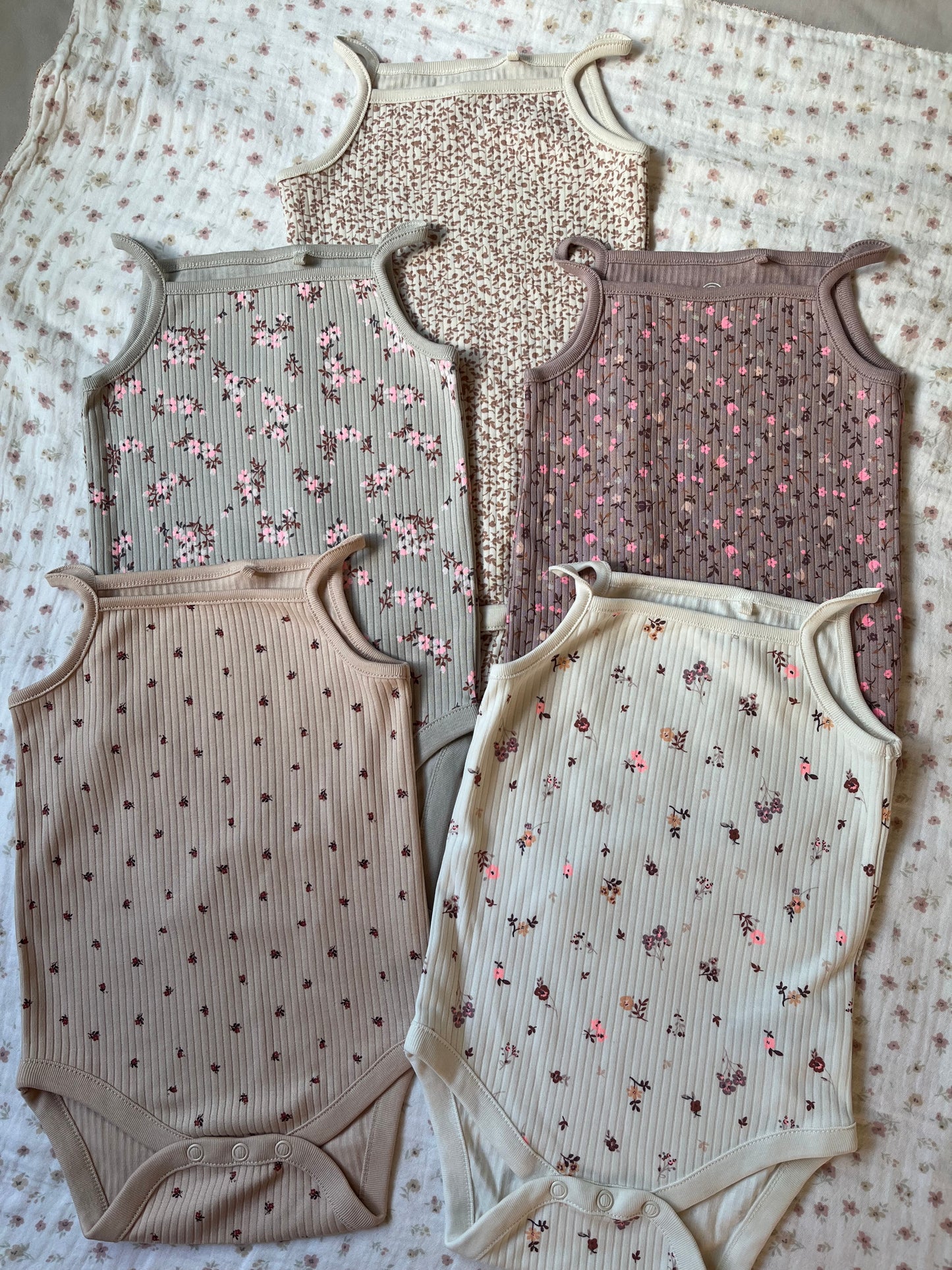 NEXT Caramel Ditsy Strappy Vest