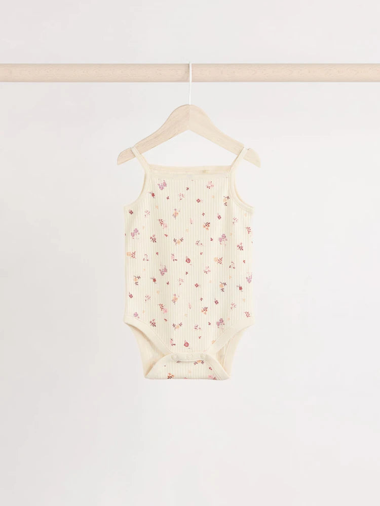 NEXT Caramel Ditsy Strappy Vest