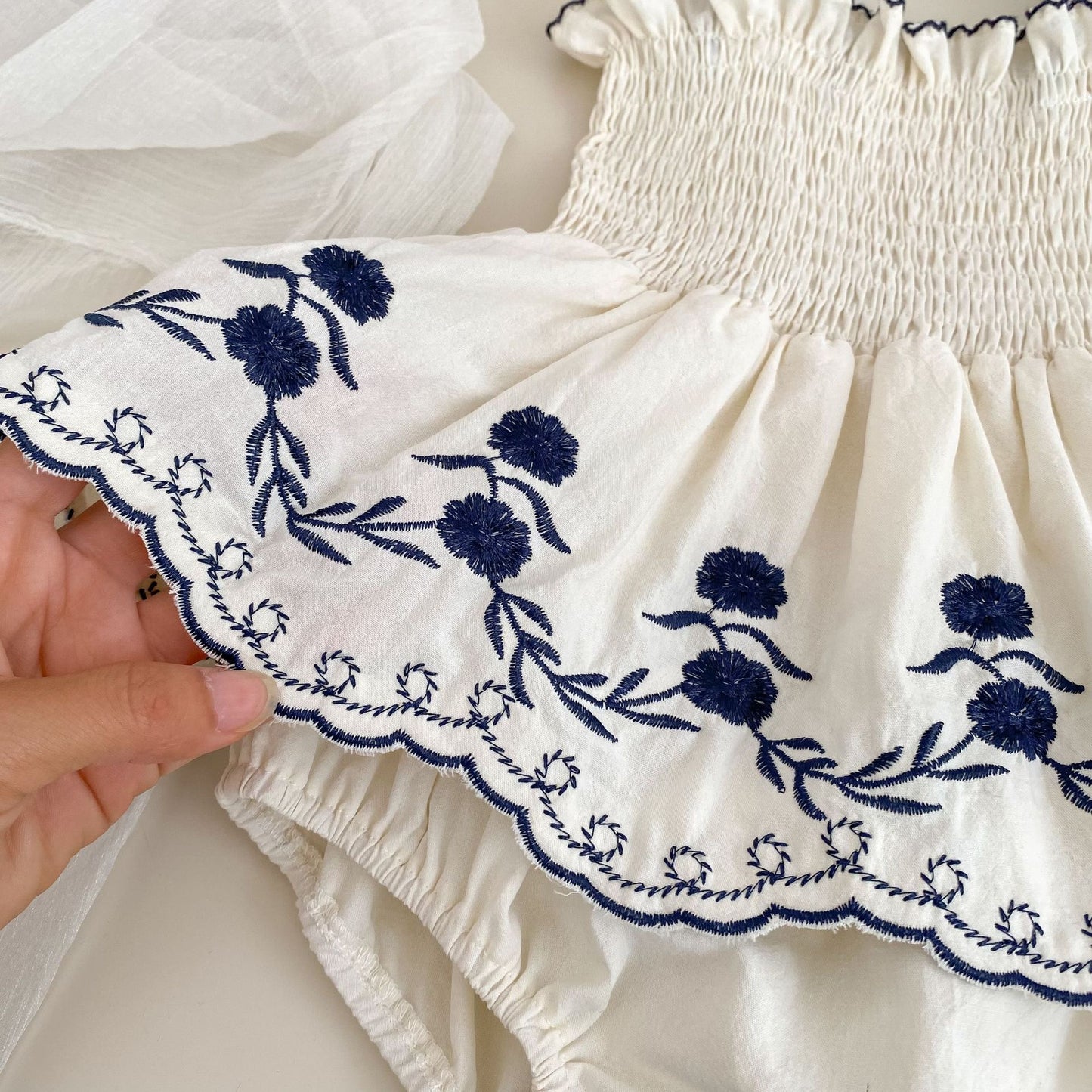 Preorder Infant Girls Coco Smocking Romper