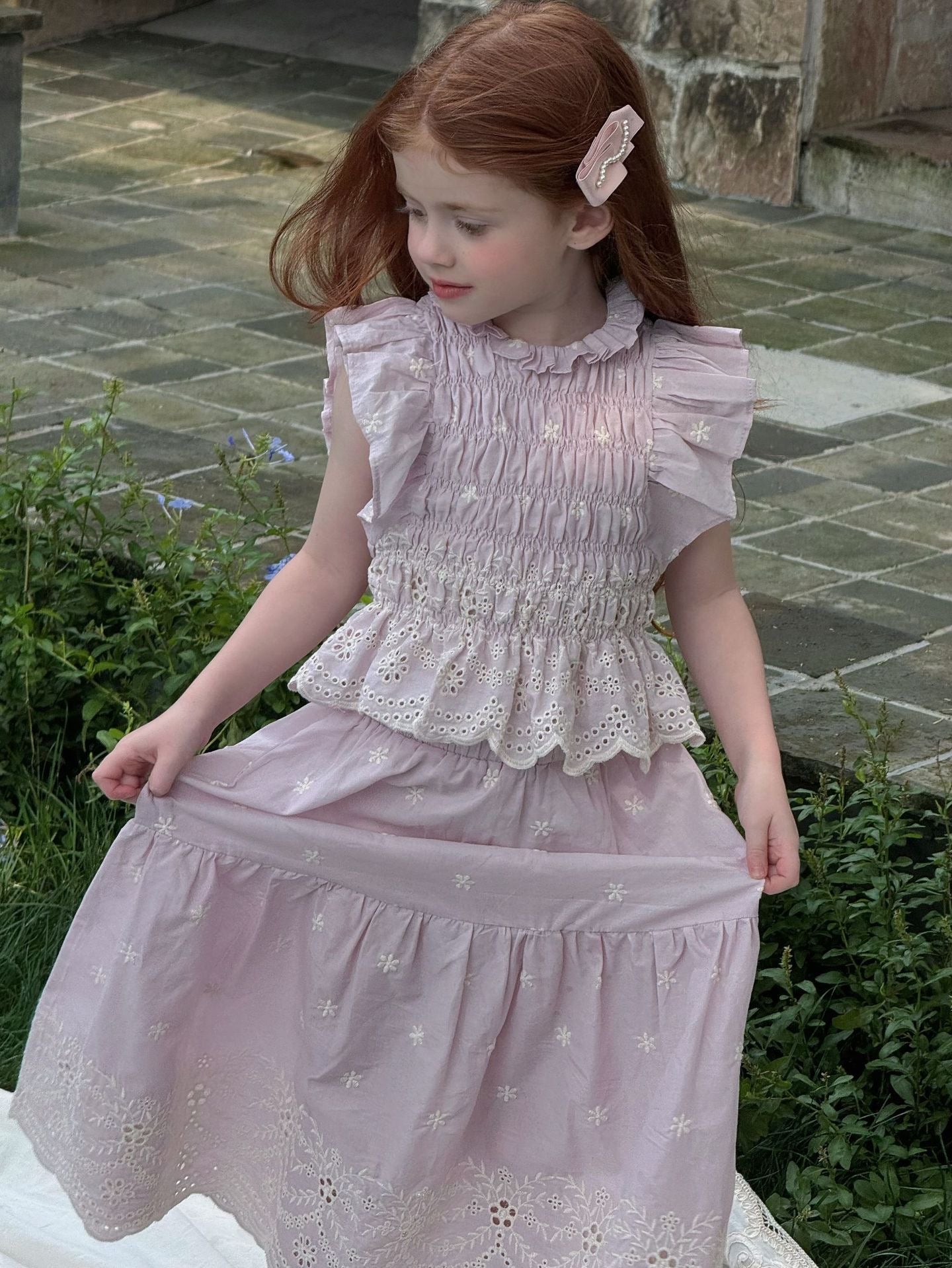 PREORDER Darla Smocking Top & Skirt Sweetiekins Collection
