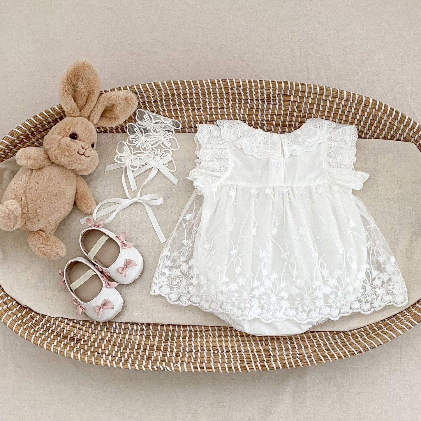 CHRISTENING Mahalia Romper