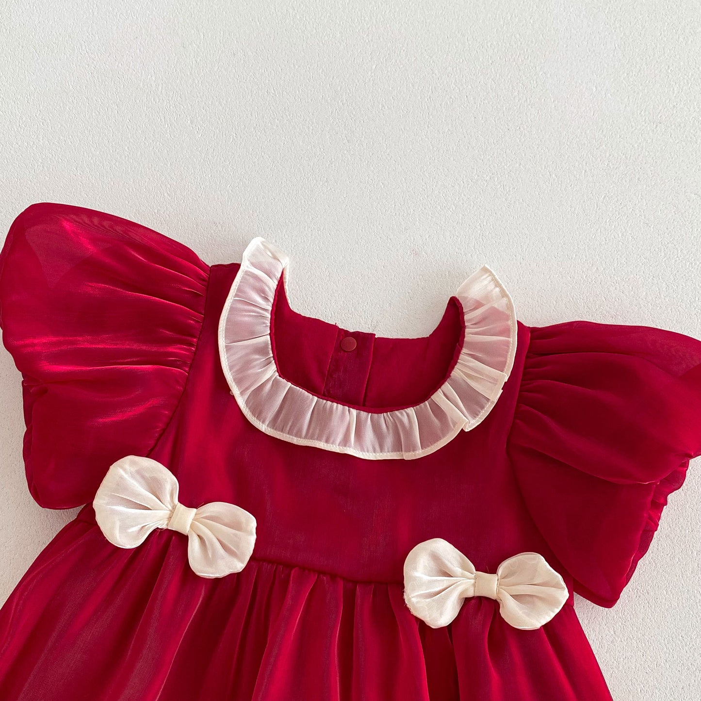 CHRISTMAS OOTD FOR PREORDER Wallis Puffy Romper