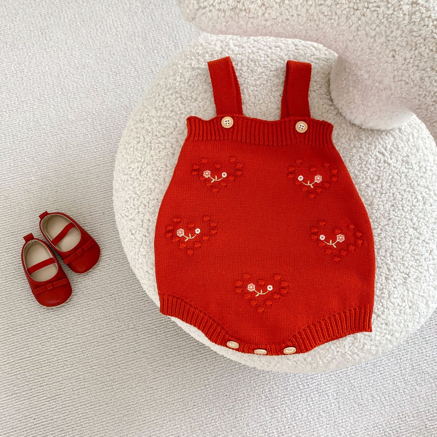 CHRISTMAS OOTD FOR PREORDER Mallie Knit Cardigan & Romper