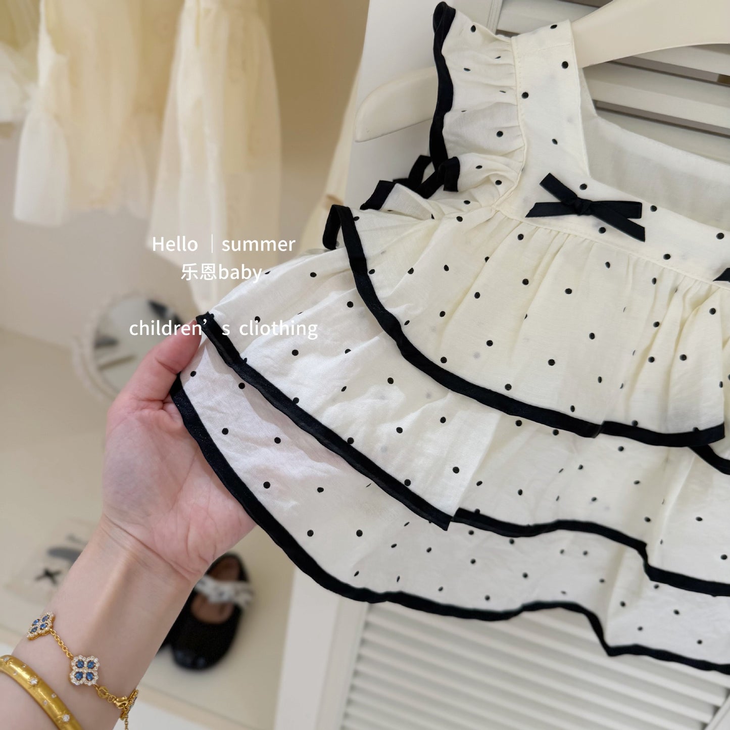 Preorder Kylie Polkadot Blouse & Pants