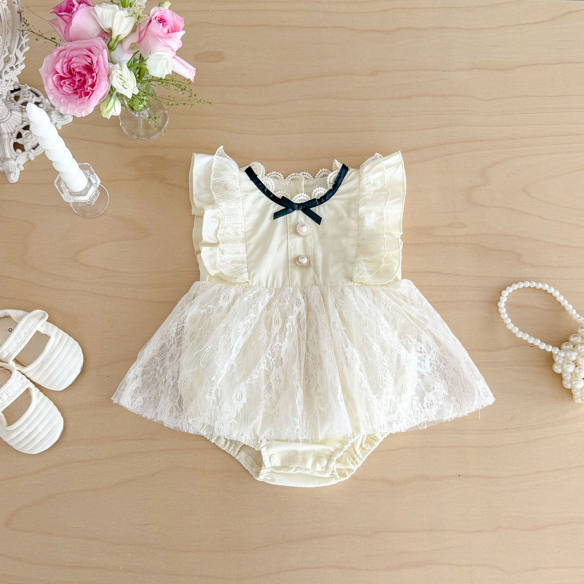 On Hand Kai Romper in 0-6 months