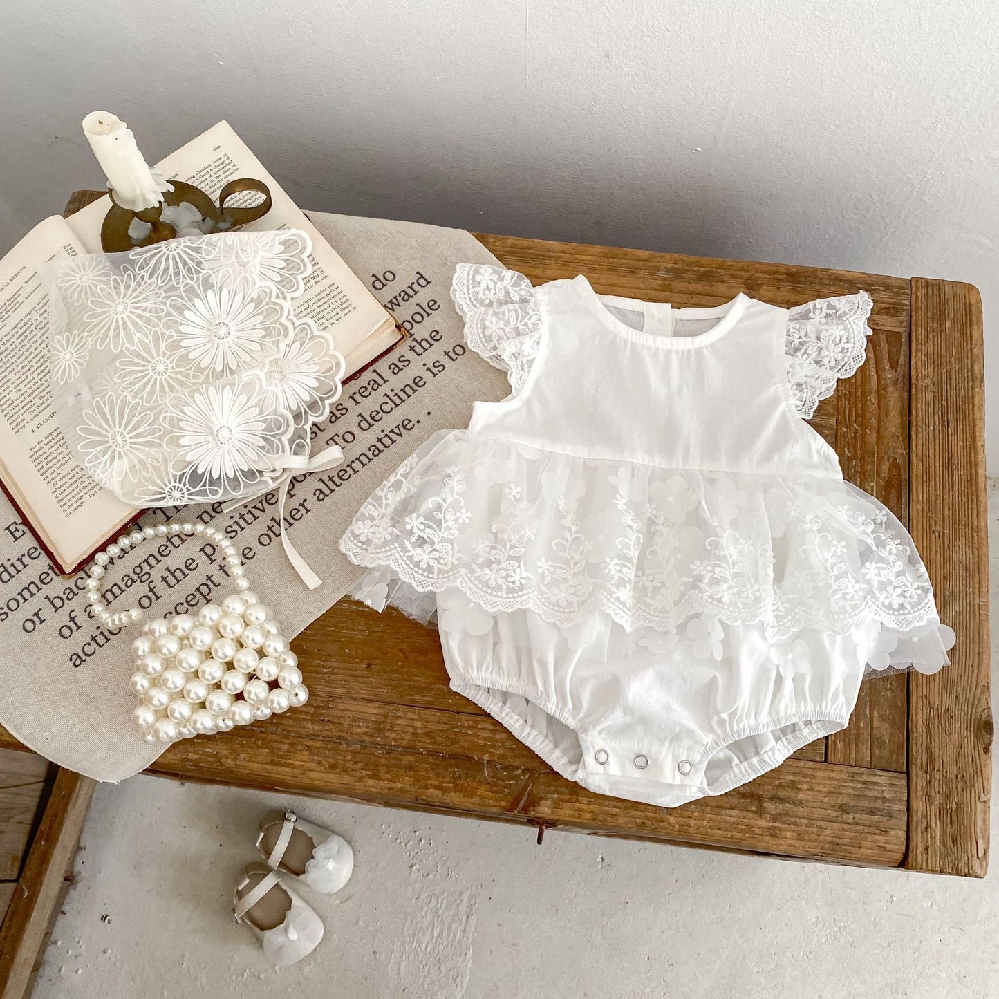 CHRISTENING Tana Romper