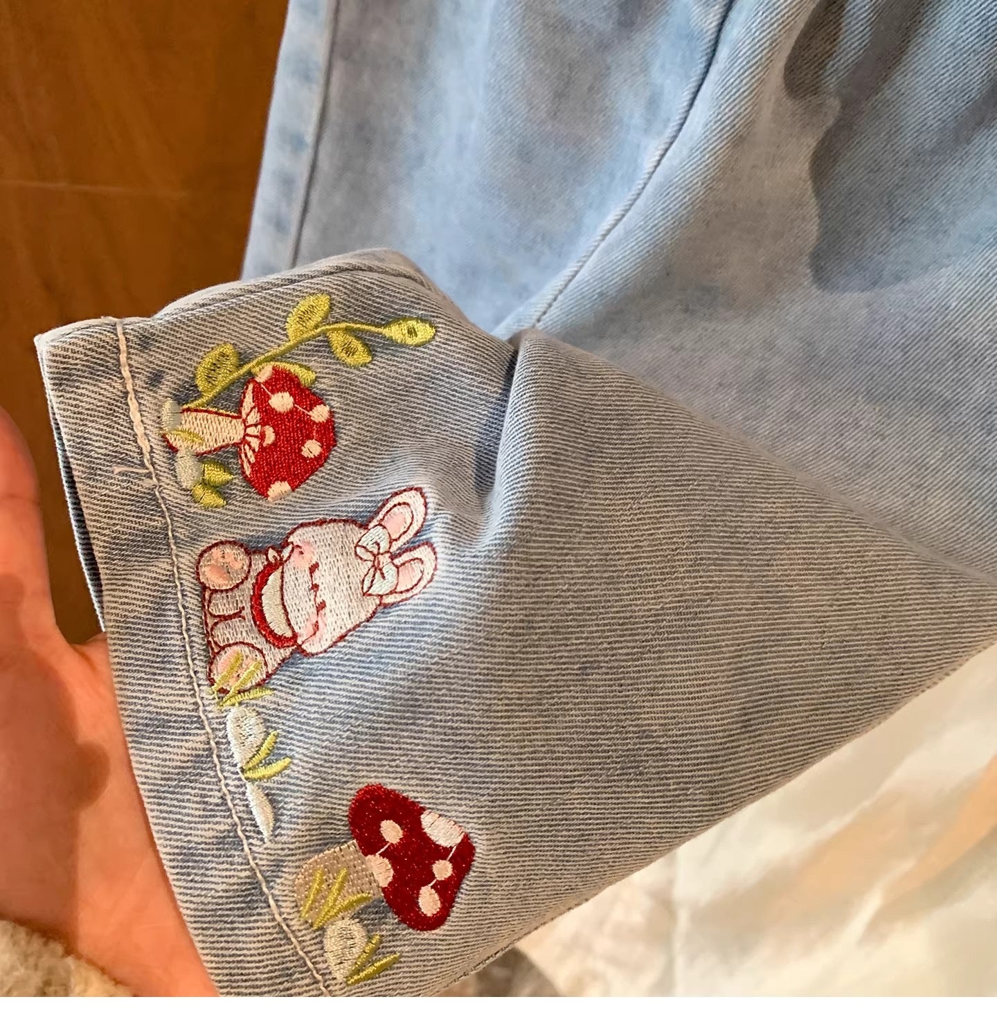 Pre Order Infant to Toddler Girls Vivianna Denim Blouse & Pants