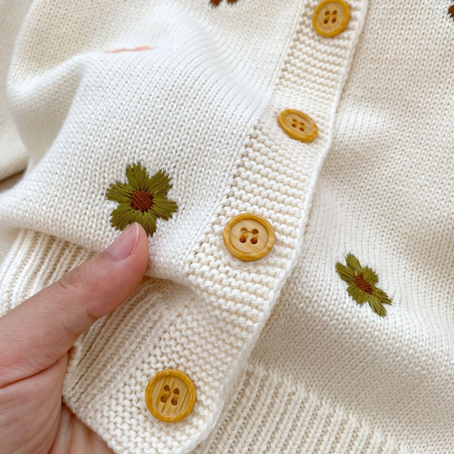 KNITS Poppy Romper & Cardigan