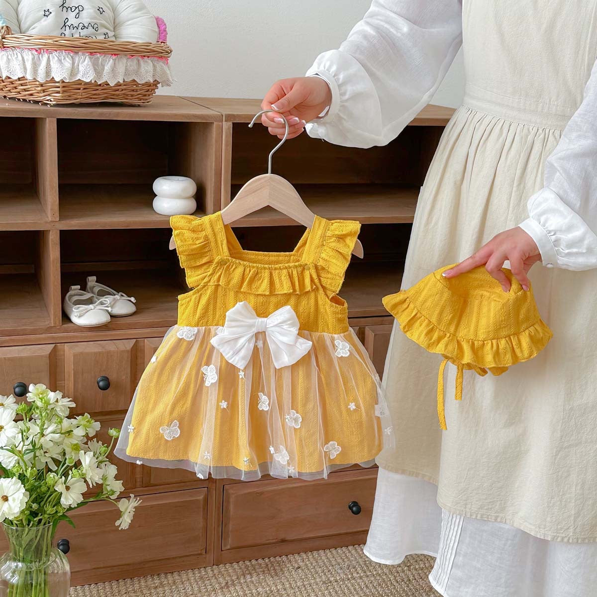 Preorder Infant Girls Lucinda Dress & Hat