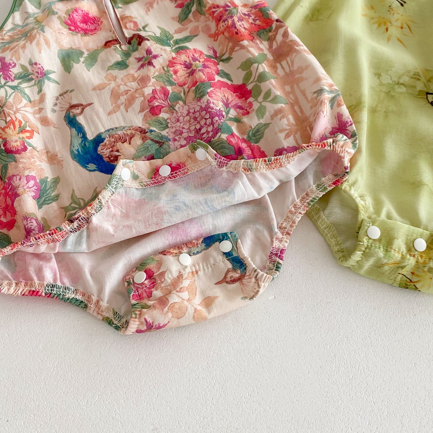 On Hand Liu Cheongsam Romper in 0-6 months