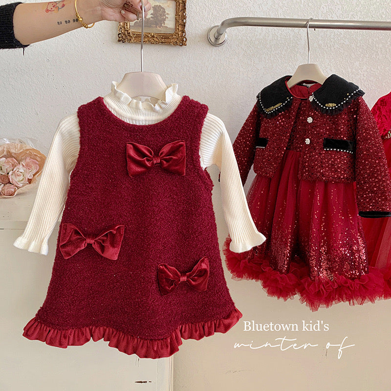 CHRISTMAS OOTD FOR PREORDER Sanne Dress & Inner Long Tee