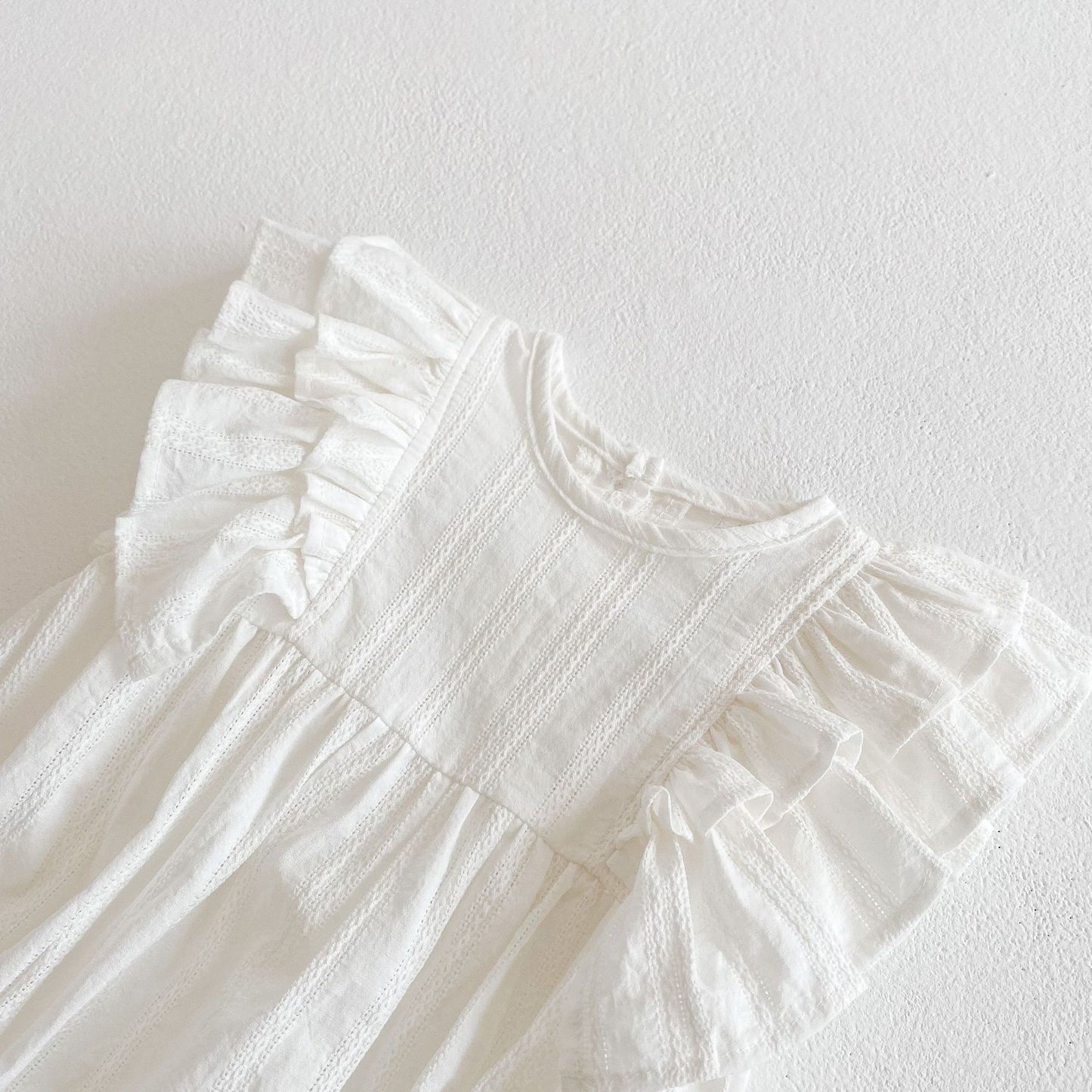 CHRISTENING Judith Romper & Hat