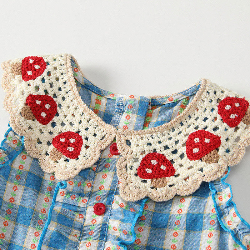 On Hand Bowie Mushroom Dress in 18-24 months
