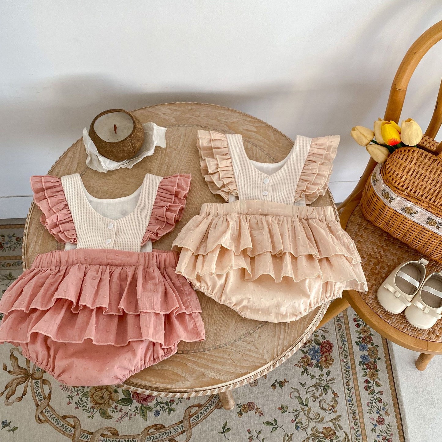 Maisie Swiss Dot Romper