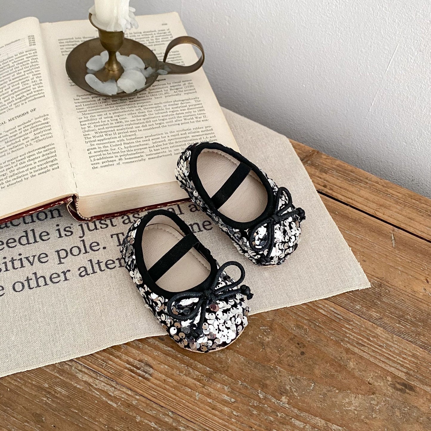 SPENCE SEQUINED BABY SHOES